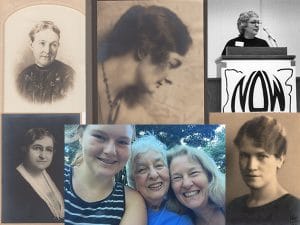 6 photos of Maggie and her female ancestors